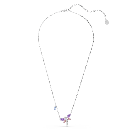 Resim Ariana Grande x Swarovski Kolye, Karışık kesimler, Yusufçuk, Çok renkli, Rodyum kaplama