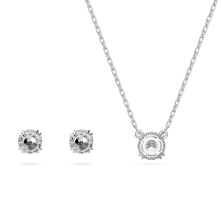 Resim Constella Set, Yuvarlak kesim, Beyaz, Rodyum kaplama