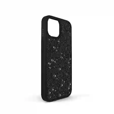 Resim High Akıllı Telefon Kılıfı, Flat Back kristaller, iPhone® 15, Siyah