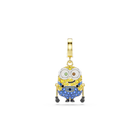 Resim Minions Bob Charm, Pavé, Çok renkli, Altın rengi kaplama