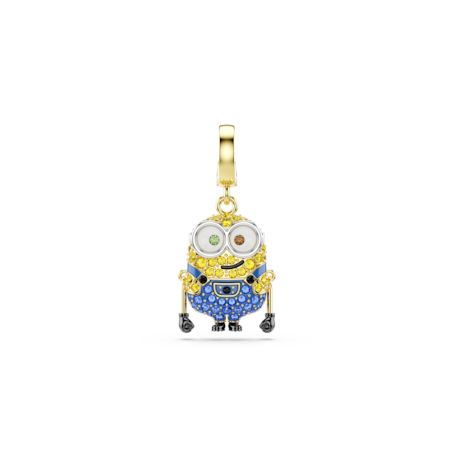 Resim Minions Bob Charm, Pavé, Çok renkli, Altın rengi kaplama