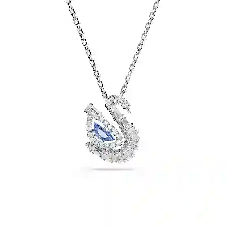 Resim Swan Kolye, Karışık kesimler, Kuğu, Mavi