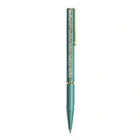 Resim Crystal Shimmer Glide Tükenmez Kalem, Yeşil, Yeşil lakeli, altın rengi kaplama