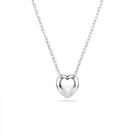Resim Ariana Grande x Swarovski Kolye, Karışık kesimler, Kalp, Beyaz, Rodyum kaplama