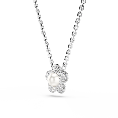 Resim Ariana Grande x Swarovski Kolye,Beyaz,Rodyum kaplama