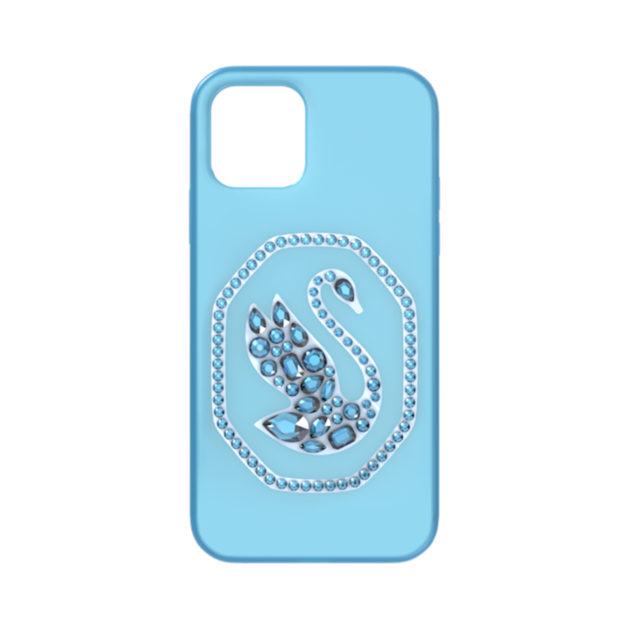 Resim Akıllı Telefon Kılıfı, Kuğu, iPhone® 12/12 Pro, Mavi