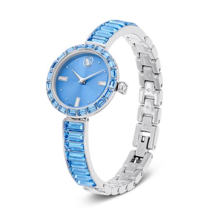 Resim Matrix bangle Saat, İsviçre Üretimi, Kristal bileklik, Mavi, Paslanmaz çelik