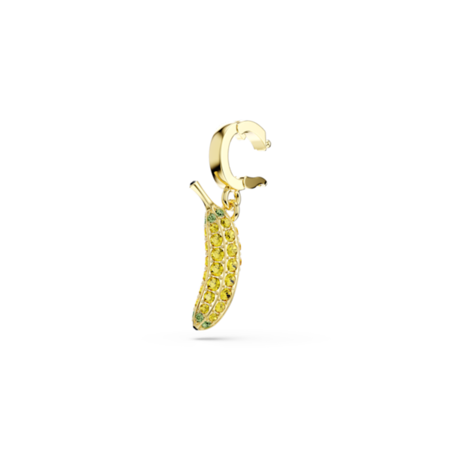 Resim Minions Banana Charm, Pavé, Sarı, Altın rengi kaplama