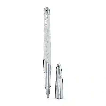 Resim Crystalline Top Uçlu Kalem, Gümüş Rengi, Krom Kaplama