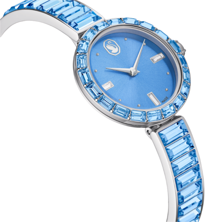Resim Matrix bangle Saat, İsviçre Üretimi, Kristal bileklik, Mavi, Paslanmaz çelik