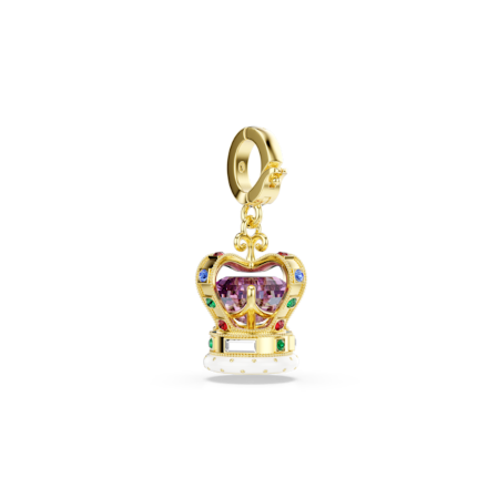 Resim Minions Crown Charm, Karışık kesimler, Çok renkli, Altın rengi kaplama