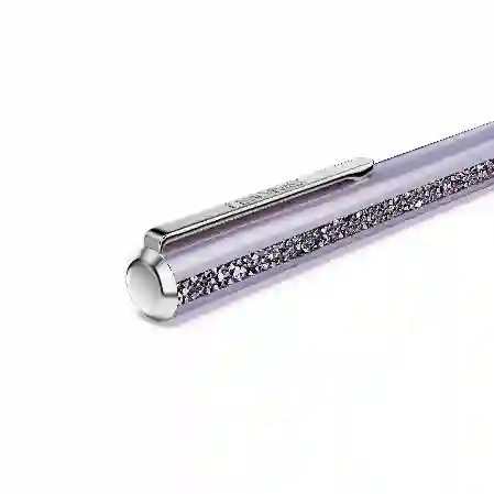 Resim Crystal Shimmer Glide Tükenmez Kalem, Mor, Mor lakeli, krom kaplama