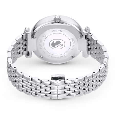 Resim Crystalline wonder Saat, İsviçre Üretimi, Metal bileklik, Gümüş Rengi, Paslanmaz çelik