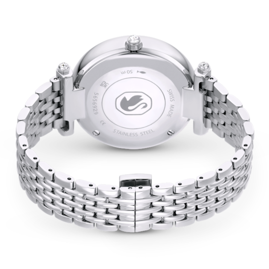 Resim Crystalline wonder Saat, İsviçre Üretimi, Metal bileklik, Gümüş Rengi, Paslanmaz çelik