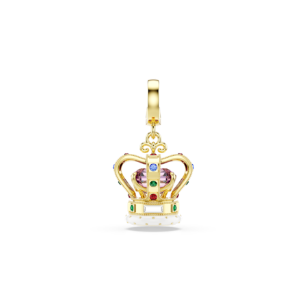 Resim Minions Crown Charm, Karışık kesimler, Çok renkli, Altın rengi kaplama