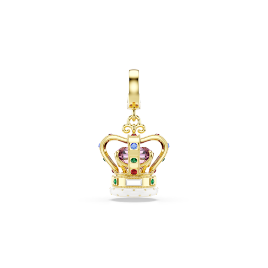Resim Minions Crown Charm, Karışık kesimler, Çok renkli, Altın rengi kaplama