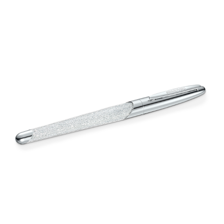 Resim Crystalline Top Uçlu Kalem, Gümüş Rengi, Krom Kaplama