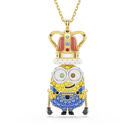 Resim Minions King Bob Kolye, Pavé, Çok renkli, Altın rengi kaplama