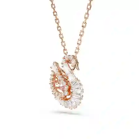 Resim Swan Kolye, Karışık kesimler, Kuğu, Pembe