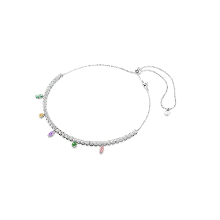 Resim Ariana Grande x Swarovski Tennis kolye, Karışık kesimler, Çok renkli, Rodyum kaplama