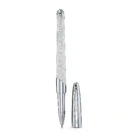 Resim Crystalline Top Uçlu Kalem, Gümüş Rengi, Krom Kaplama