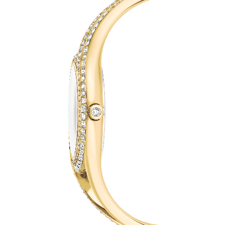 Resim Hyperbola bangle Saat, İsviçre Üretimi, Metal bileklik, Altın Rengi, Altın rengi yüzey