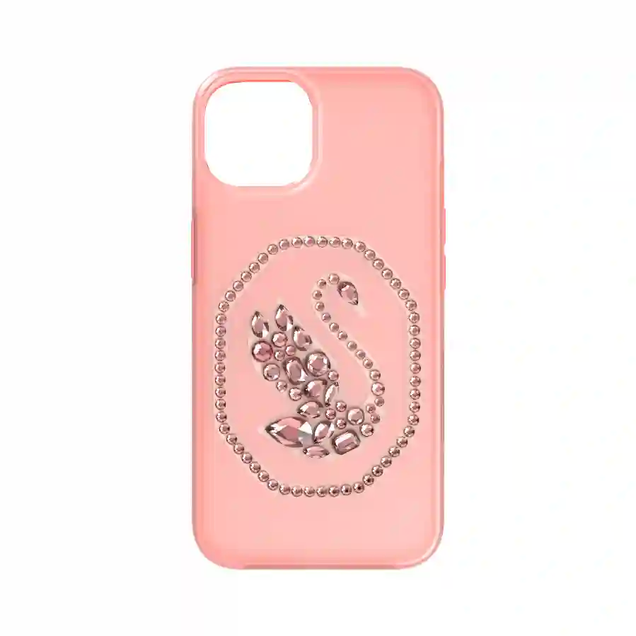 Resim Akıllı Telefon Kılıfı, Kuğu, iPhone® 13 Pro, Uçuk pembe