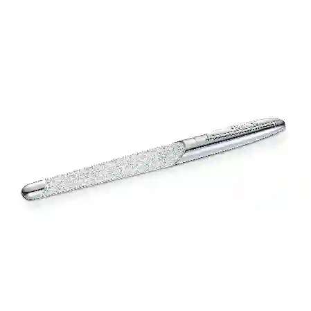 Resim Crystalline Top Uçlu Kalem, Gümüş Rengi, Krom Kaplama