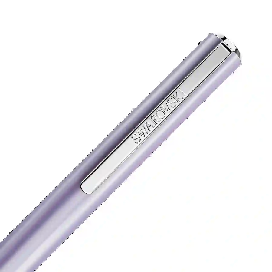 Resim Crystal Shimmer Glide Tükenmez Kalem, Mor, Mor lakeli, krom kaplama