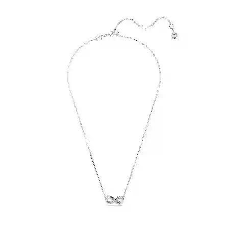 Resim Hyperbola Kolye, Pavé, Infinity, Beyaz, Rodyum kaplama