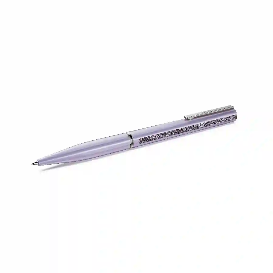 Resim Crystal Shimmer Glide Tükenmez Kalem, Mor, Mor lakeli, krom kaplama
