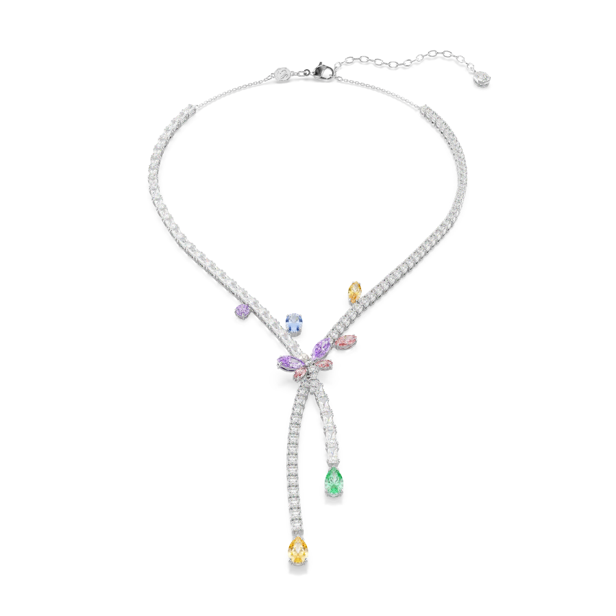 Resim Ariana Grande x Swarovski Kolye, Karışık kesimler, Yusufçuk, Çok renkli, Rodyum kaplama