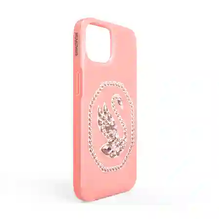 Resim Akıllı Telefon Kılıfı, Kuğu, iPhone® 13 Pro, Uçuk pembe