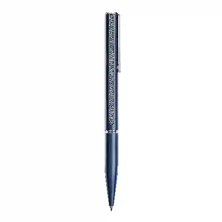 Resim Crystal Shimmer Glide Tükenmez Kalem, Mavi, Mavi lakeli, krom kaplama