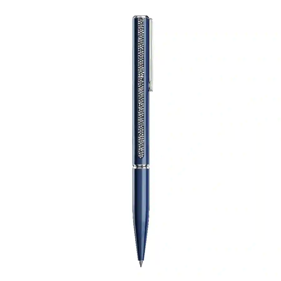 Resim Crystal Shimmer Glide Tükenmez Kalem, Mavi, Mavi lakeli, krom kaplama