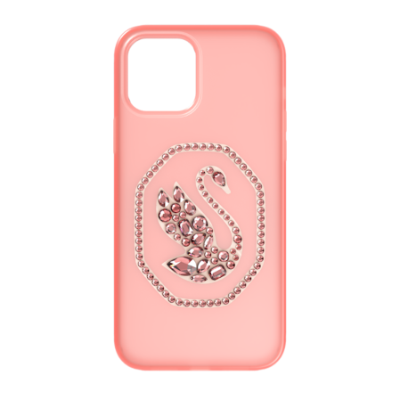 Resim Akıllı Telefon Kılıfı, Kuğu, iPhone® 12 Pro Max, Uçuk pembe