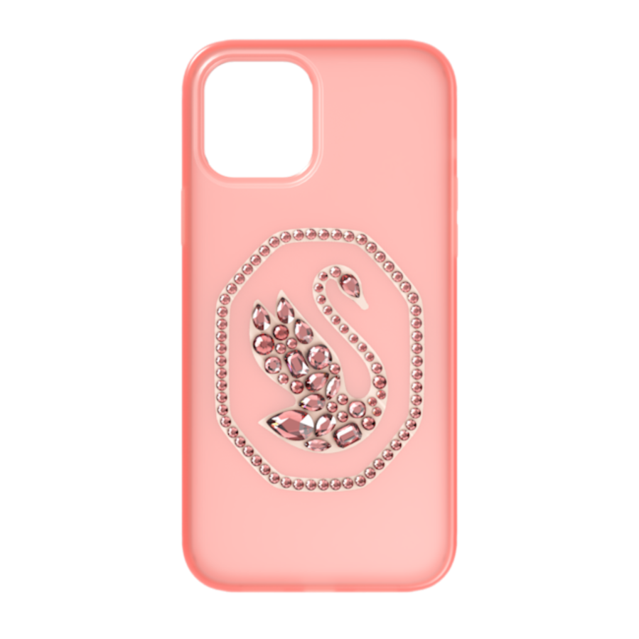 Resim Akıllı Telefon Kılıfı, Kuğu, iPhone® 12 Pro Max, Uçuk pembe