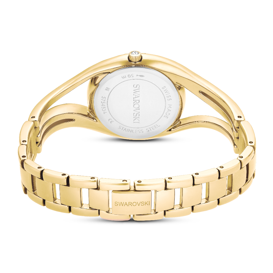 Resim Hyperbola bangle Saat, İsviçre Üretimi, Metal bileklik, Altın Rengi, Altın rengi yüzey