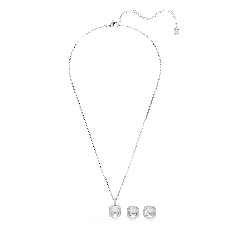 Resim Una Angelic Set, Yastık kesim, Beyaz, Rodyum kaplama