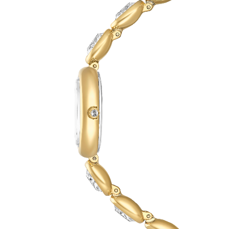 Resim Imber oval Saat, İsviçre Üretimi, Metal bileklik, Altın Rengi, Altın rengi yüzey