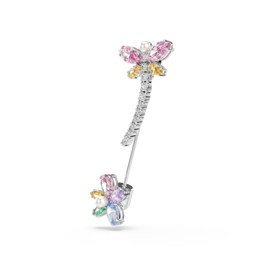 Resim Ariana Grande x Swarovski Broş, Karışık kesimler, Yusufçuk, Çok renkli, Rodyum kaplama