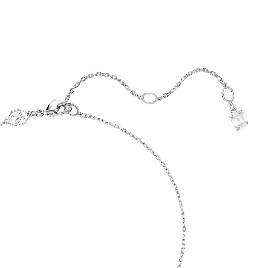 Resim Ariana Grande x Swarovski Kolye, Karışık kesimler, Kalp, Beyaz, Rodyum kaplama