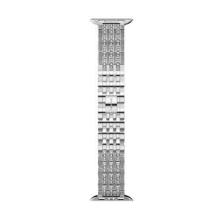 Resim Sparkling Prenses kordon, Apple Watch® 40 mm ve 41 mm ile uyumlu, Gümüş Rengi, Paslanmaz çelik