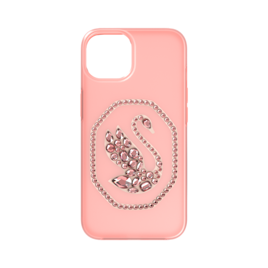 Resim Akıllı Telefon Kılıfı, Kuğu, iPhone® 13 Pro, Uçuk pembe