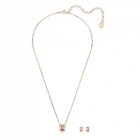 Resim Millenia Set, Sekizgen kesim, Pembe, Pembe altın rengi kaplama