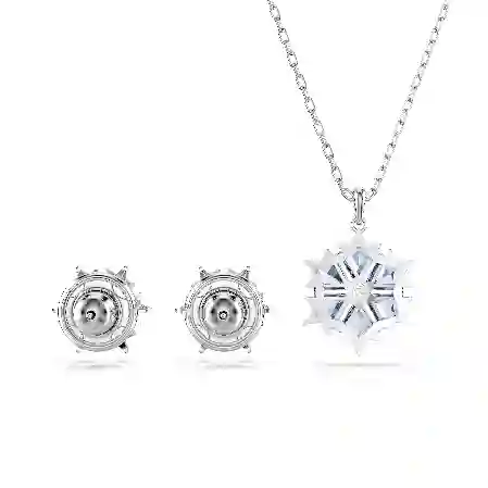 Resim Magic Set, Kar tanesi, Mavi, Rodyum kaplama
