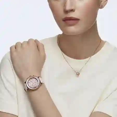 Resim Una Set, Karışık kesimler, Yonca, Pembe, Pembe altın rengi kaplama