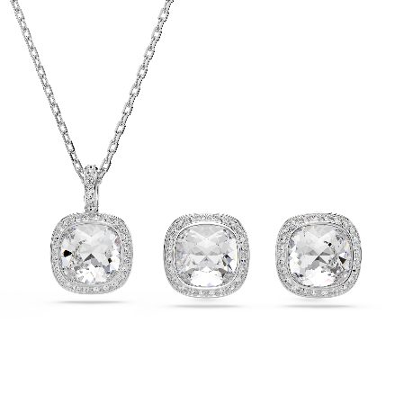 Resim Una Angelic Set, Yastık kesim, Beyaz, Rodyum kaplama